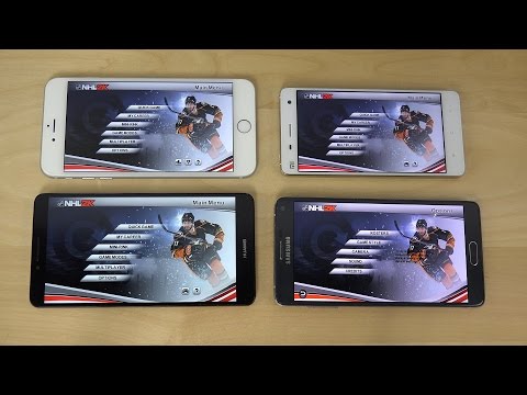 iPhone 6 Plus vs. Ascend Mate 7 vs. Samsung Galaxy Note 4 vs. Xiaomi Mi4 NHL 2K Gameplay Review