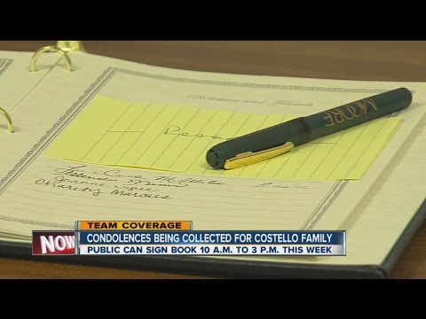 Condolences Being Collected For Costello Family
