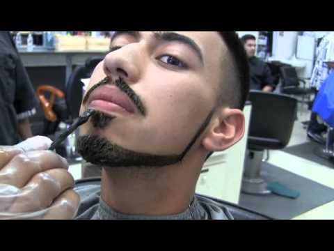 how to dye facial hair