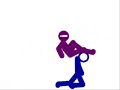 Purple Ninja fight 1