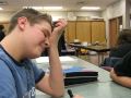 Tony in art class with his whomb and Balloo Child.-MAY NOT BE APPROPRIATE FOR ALL AGES-