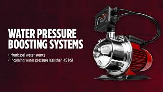Identifying When a Booster Pump is Needed