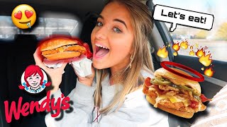 a VERY fun WENDY'S Jalapeño Popper Chicken Sandwich REVIEW (Mukbang)