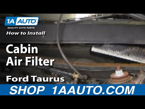How To Install Replace Cabin Air Filter Ford Taurus Mercury Sable 96-07 1AAuto.com