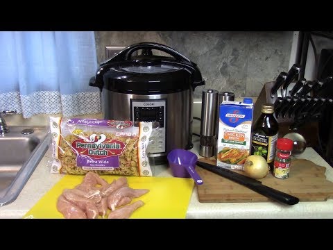 video-linktoworks-7 Min. Pressure Cooker Chicken Noodle Soup