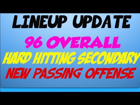 Madden 25 Ultimate Team - 96 Overall Lineup Update! Skull Cracking Secondary+New Passing Offense!