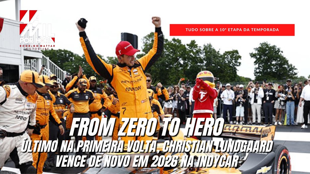 INDYCAR EM ROAD AMERICA | AMARELAS AJUDAM E LUNDGAARD VENCE MAIS UMA NA TEMPORADA #indycar