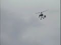 Monarch gyrocopter doing stop and drop landings