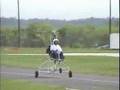 Monarch gyrocopter doing stop and drop landings