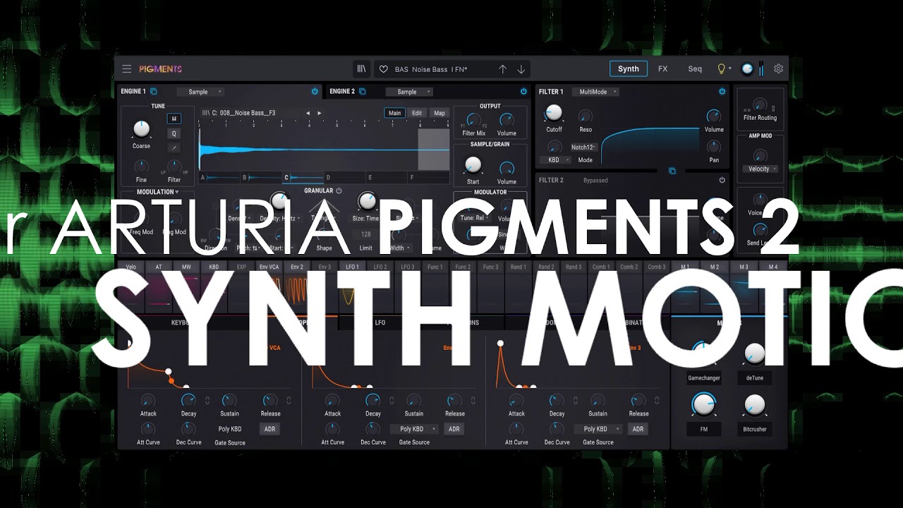 Synth Motions for Arturia Pigments Reveal