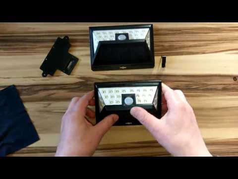 Mpow 2 Stück 24 LED Solarleuchten Weitwinkel LED, Ups, es werde Licht  Top Solar LED und