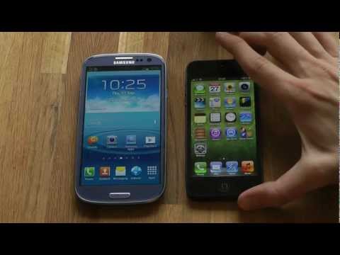 Galaxy S3 vs. iPhone 5 - Boot Up Test