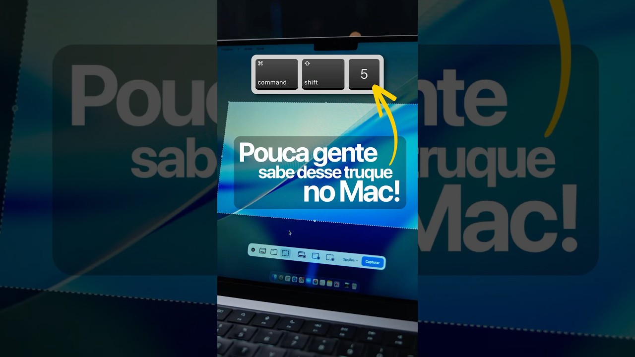 Esse truque de captura no Mac muda tudo #shorts #dicaMac