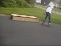 this was the first time i ever landed a tre flip on film...i really did land it it just didnt look like it beacuse of the camera angle.IT was quite sketchy indeed. TRICKS IN ORDER OR APPERANCE~NOSESLIDE 180 OUT, CROOK, SKETCHY TRE FLIP!!!!