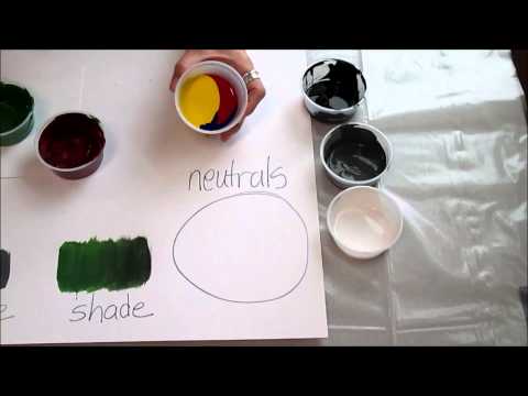 how to to make brown paint