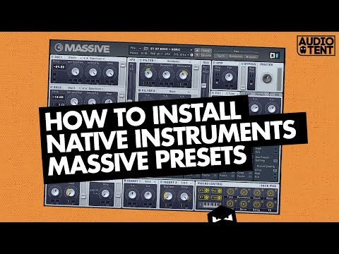 How To Install Native Instruments Massive Presets (2018)