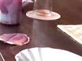 Hailey beim Kratzeis essen