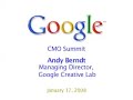 Andy Berndt at the CMO Leadership Forum
