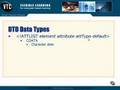 DTD Data Types
