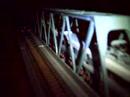 Nゲージ 夜の鉄橋（ＤＦ５０貨物列車と683系しらさぎ）