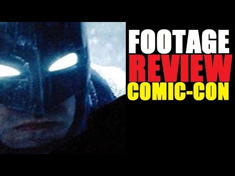 Batman V Superman Footage Review (Comic-con Footage)