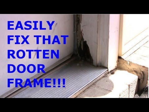 how to repair door frame