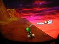 MKWii Grumble Valcano glitch-my 1st time