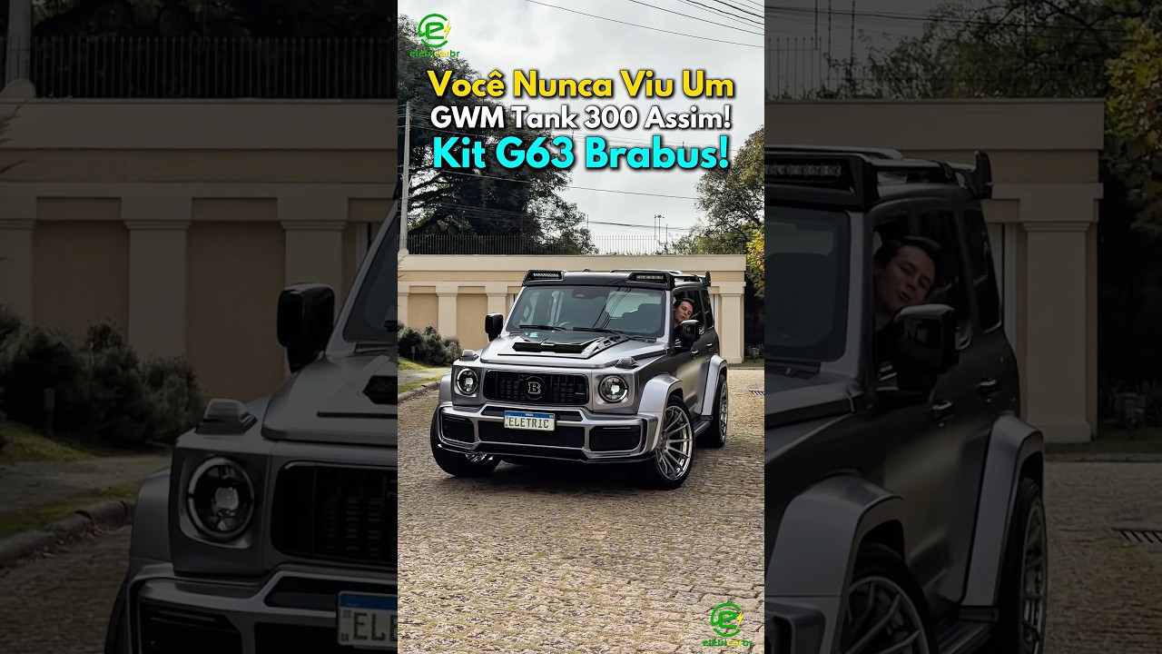 Você Nunca Viu um GWM Tank 300 Assim: Kit G63 Brabus