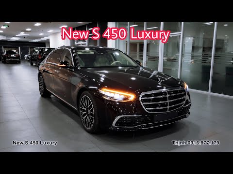 Cận cảnh New S 450 Luxury 2022 phiên bản 5 tỉ 549 triệu có gì đặc biệt vừa cập bến Việt Nam