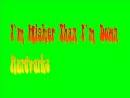 I`m Higher Than I`m Down - Aardvarks