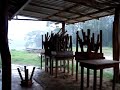 heavy rain at Costa Rican bar