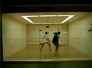 Ricochet (racketsport), Coen Faber vs Frank Keijzer