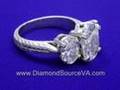 Oval Brilliant Diamond Ring 2.01-carat 1.40 tcw oval sides
