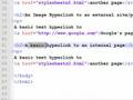 Text and Image Hyperlinks