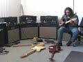 Gjika KT77 KT66 amps, Lentz DL-90 Guitar, Gjika Gainmaster