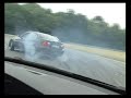 Morci y Alberto haciendo drifting en circuito