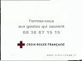 anuncio publicitario de la cruz roja francesa