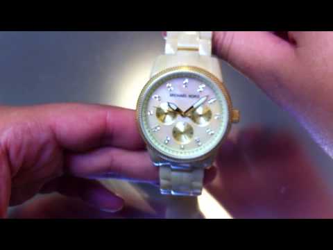 how to set mk watch date