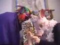 Nightmare stitch removal with pig and clown