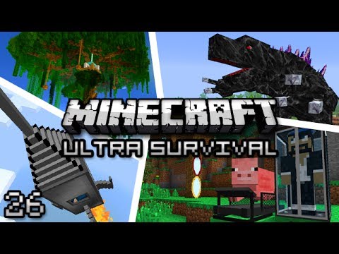 Minecraft: Ultra Modded Survival Ep. 26 - THE GIANT MAHOGANY TREE