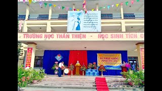 Phó Chủ tịch UBND thành phố Nguyễn Đình Trung dự lễ khai giảng năm học mới tại Trường THCS Phương Nam