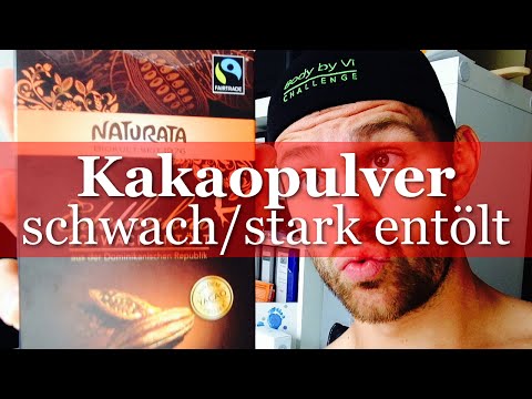 Stark oder schwach entöltes Kakaopulver?