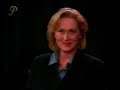 the great meryl streep in conversation with james lipton, who is so excited to be her company.