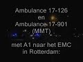 A1 Ambu MMT 02, 17-901 + Ambu 17-126 met A1 naar het EMC na Zware Mishandeling Obrechtstraat SDM