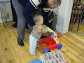 Seth using the walker thingymabob Seth using the walker thingymabob