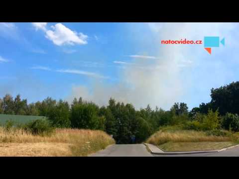 Požár lesa Bradlec u Mladé Boleslavi 3