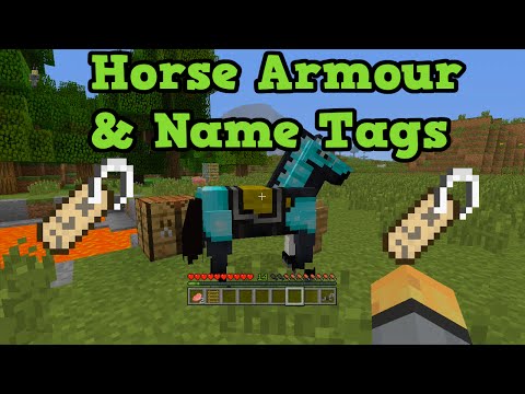 how to horse armor in minecraft