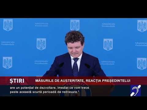 Reacția președintelui după măsurile de austeritate