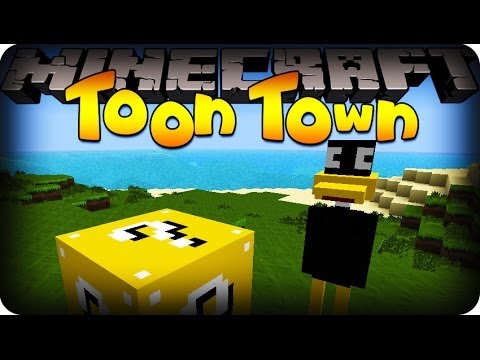 Minecraft TOON TOWN! - #2 LUCKY BLOCKS! (Toon Town Mod)