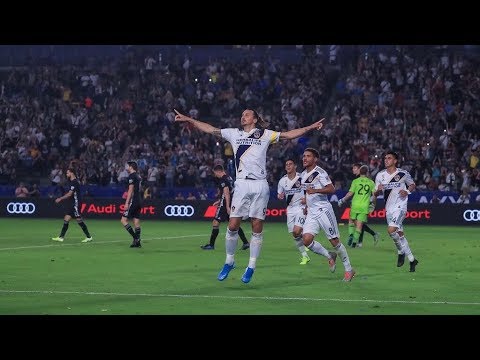 Video: GOAL: Zlatan Ibrahimovic sets LA Galaxy single-season goal record with his 25th goal